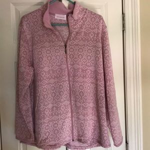 NEW.  XL Pink 100% Polyester casual Jacket.